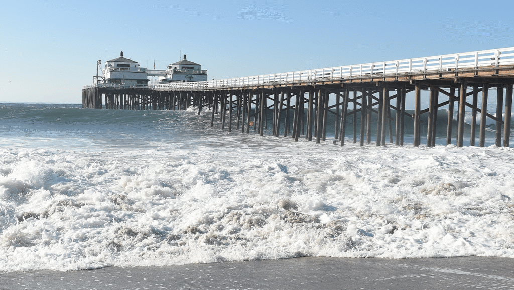 Southern California coastline in 2014.