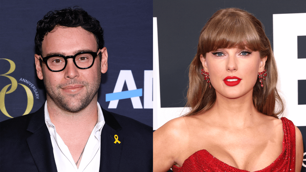 Scooter Braun and Taylor Swift