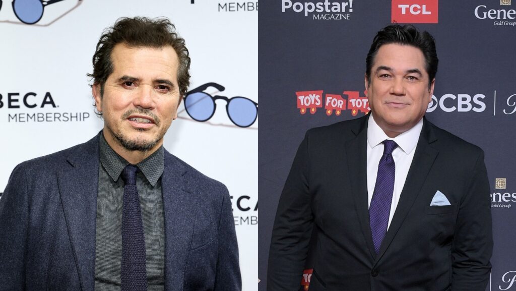 A split image of John Leguizamo and Dean Cain.