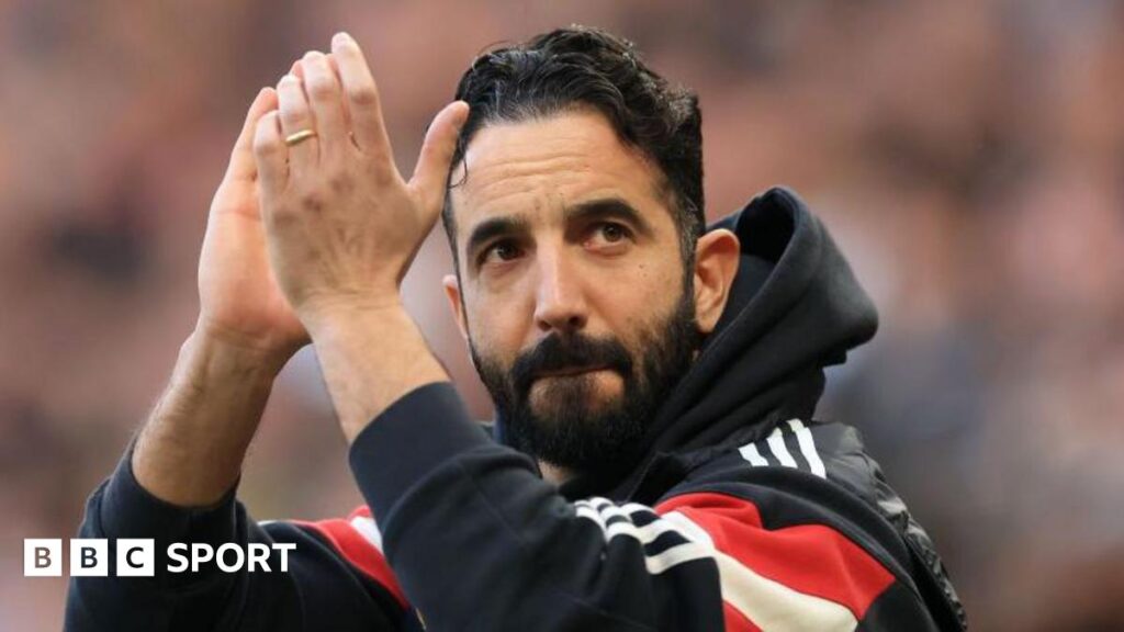 Manchester United manager Ruben Amorim
