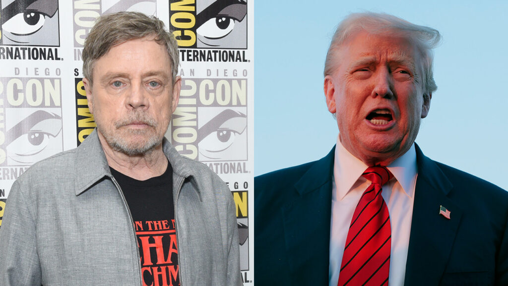 Mark Hamill and Donald Trump