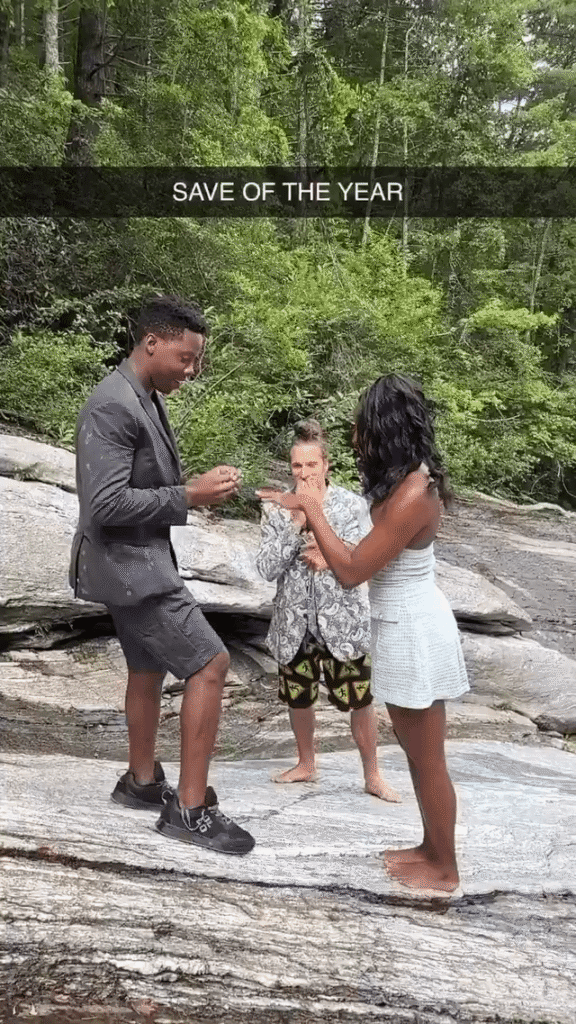 This man better be the best man at the wedding!