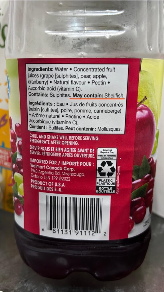Tried a new brand of cranberry juice. Turns out it might kill my wife