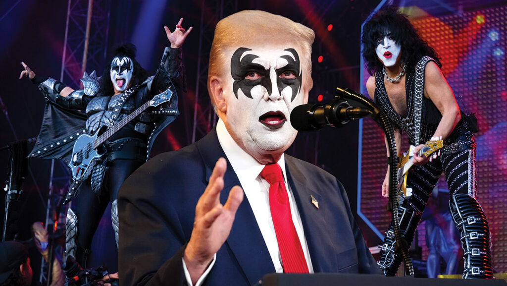 President Trump will be heavily involved in the Kennedy Center Honors, where KISS is among the honorees.