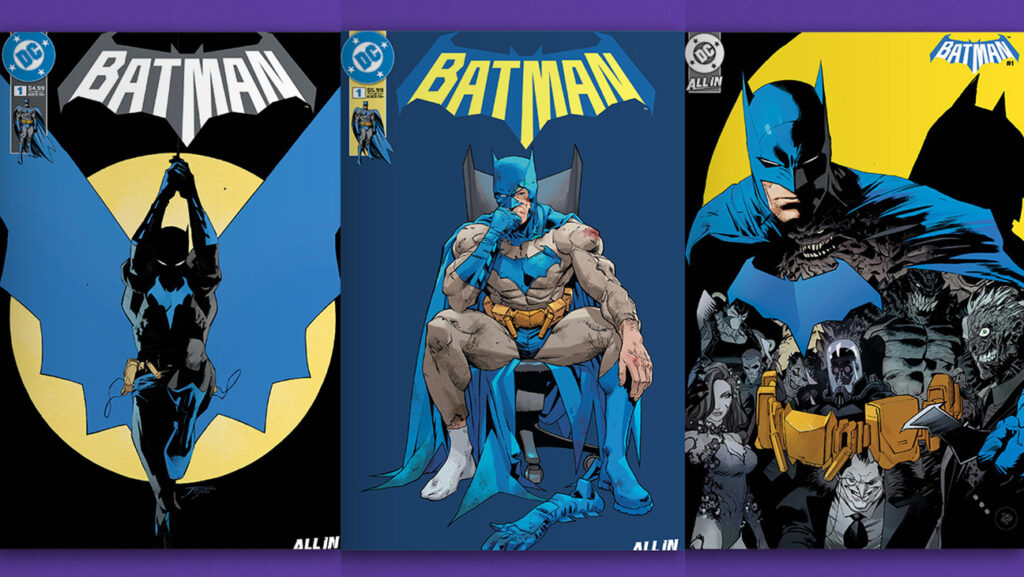 Batman Number 1 Second Printing Comic Book Covers