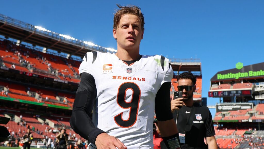 NFL quarterback Joe Burrow