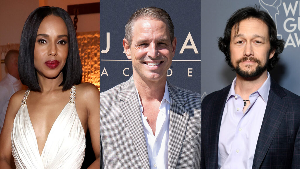 Kerry Washington, Greg Berlanti and Joseph Gordon-Levitt