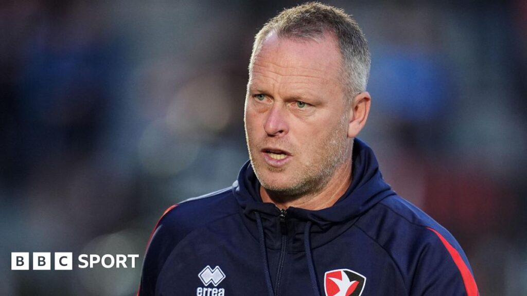 Michael Flynn during his time as Cheltenham Town boss