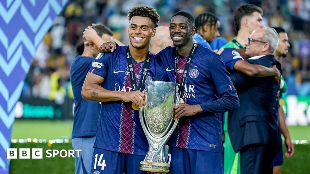 Desire Doue and Ousmane Dembele