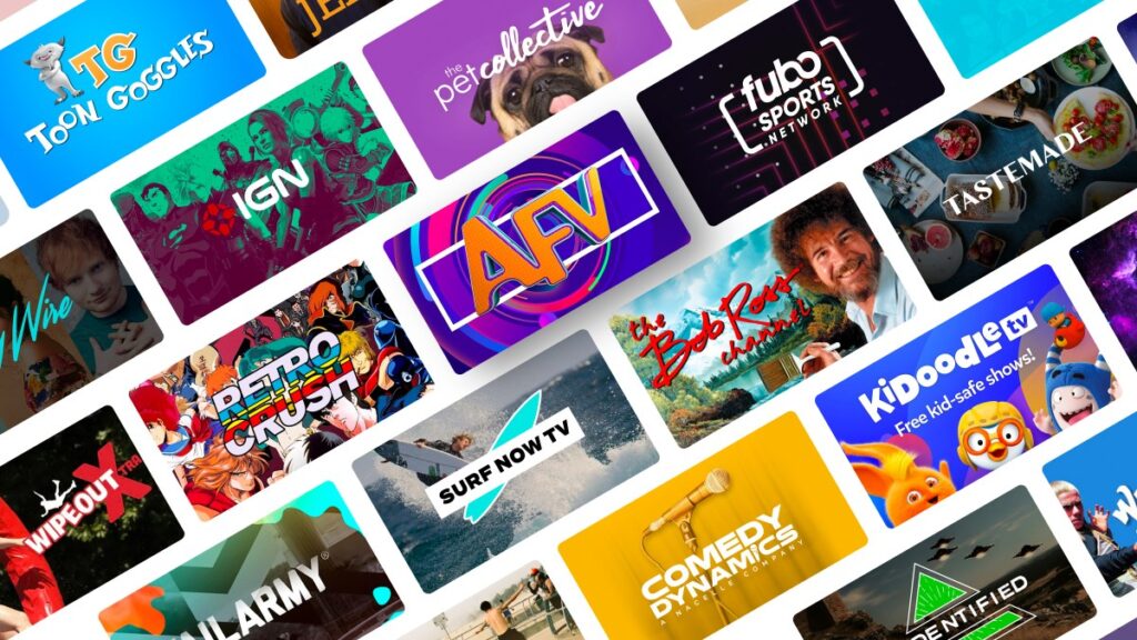 array of Plex channels