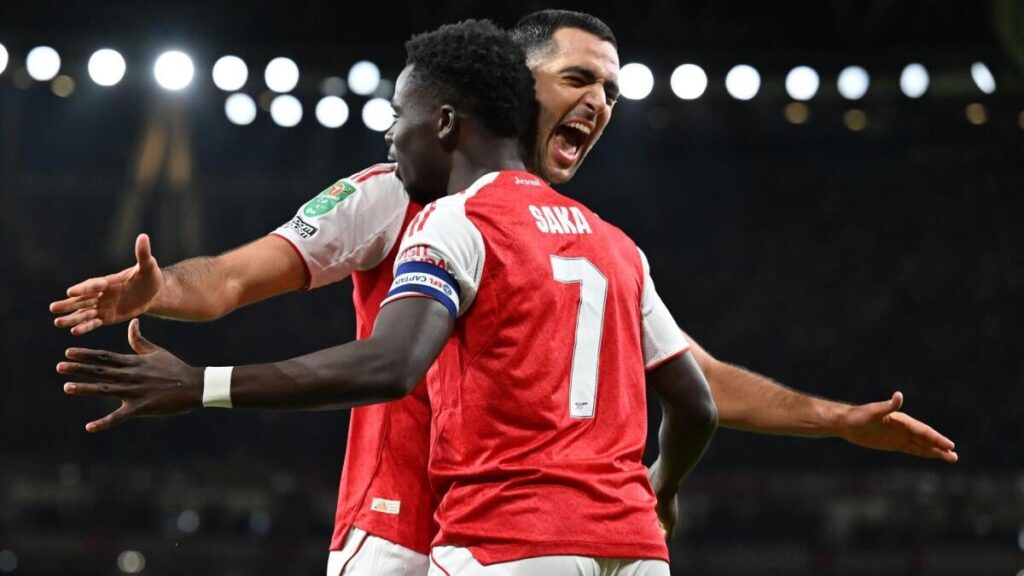 Arsenal manage to navigate EFL Cup without damaging Premier League title bid in win over Brighton