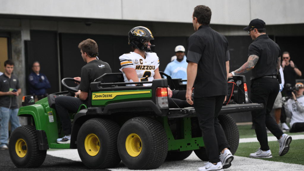 Beau Pribula injury update: Missouri QB’s severe ankle sprain not expected to be season ending