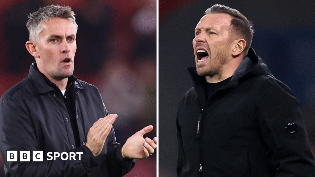 Celtic: No Kieran McKenna talks as Craig Bellamy commits to Wales Ipswich Town manager Kieran McKenna and Wales head coach Craig Bellamy