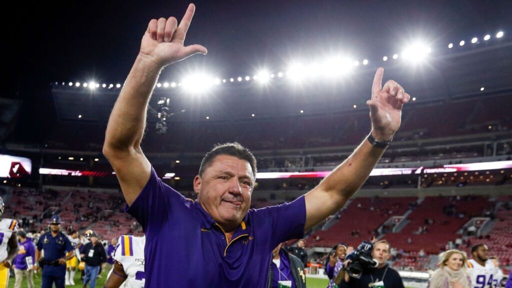 Ed Orgeron says he ‘would love’ to return to LSU as head coach