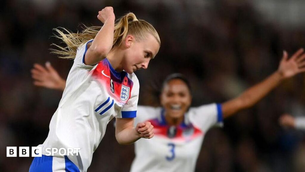 England 3-0 Australia: Aggie Beever-Jones grasps chance and Lucia Kendall impresses Aggie Beever-Jones celebrates scoring