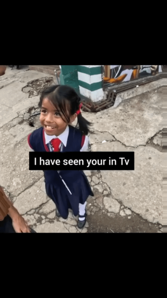 Girl recognizes YouTuber in India