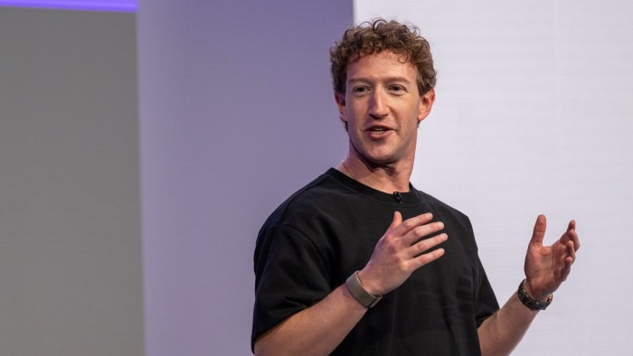 In the AI boom, not all capex is created equal Mark Zuckerberg gestures while speaking on stage at the Meta Connect event.