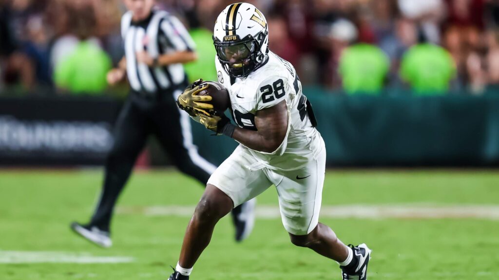 Vanderbilt Commodores NCAAF Sedrick Alexander