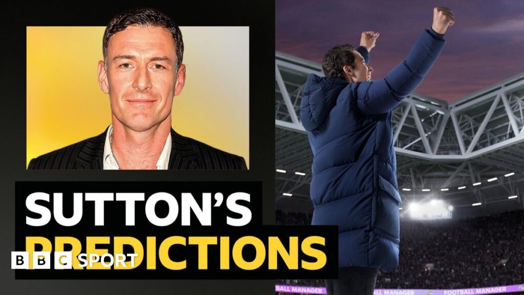 Premier League predictions: Chris Sutton v Football Manager, the game – and AI Guest leaderboard 2025-26. .  * Average after nine weeks.