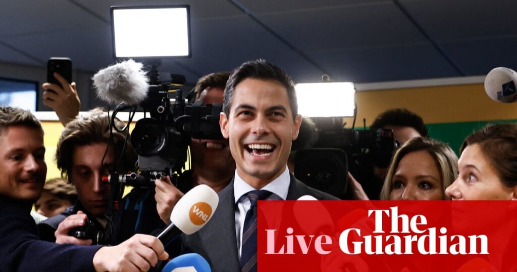 Rob Jetten celebrates ‘historic result’ as his centrist D66 party is projected to win Dutch election – Europe live | Ukraine