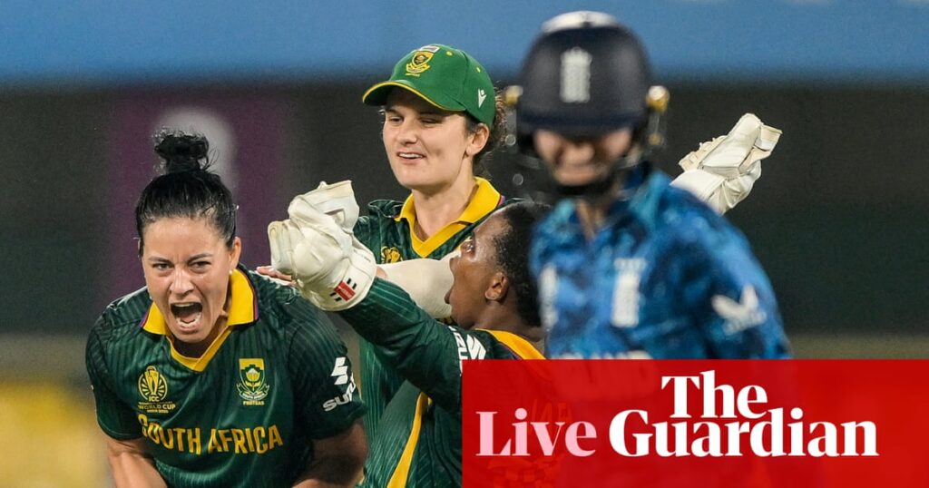 South Africa beat England by 125 runs: Women’s Cricket World Cup semi-final – as it happened | Women’s Cricket World Cup
