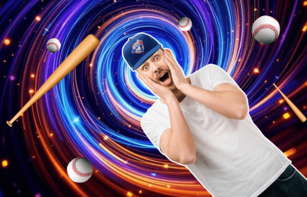 Terrified Jays fan still trapped inside Game 3