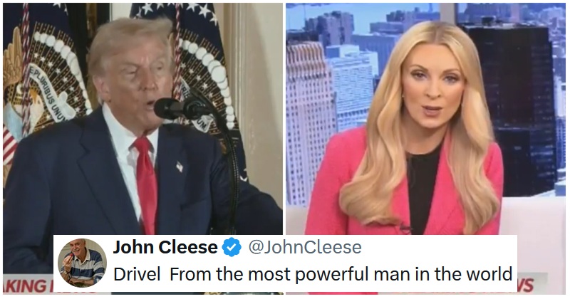 Trump rambling about the US building a ship a day during the war was more than even Newsmax could stomach