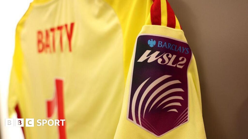Women’s Super League 2 players eligible for PFA membership A badge that says 'Barclays WSL2' on the sleeve of an Emily Batty Nottingham Forest shirt