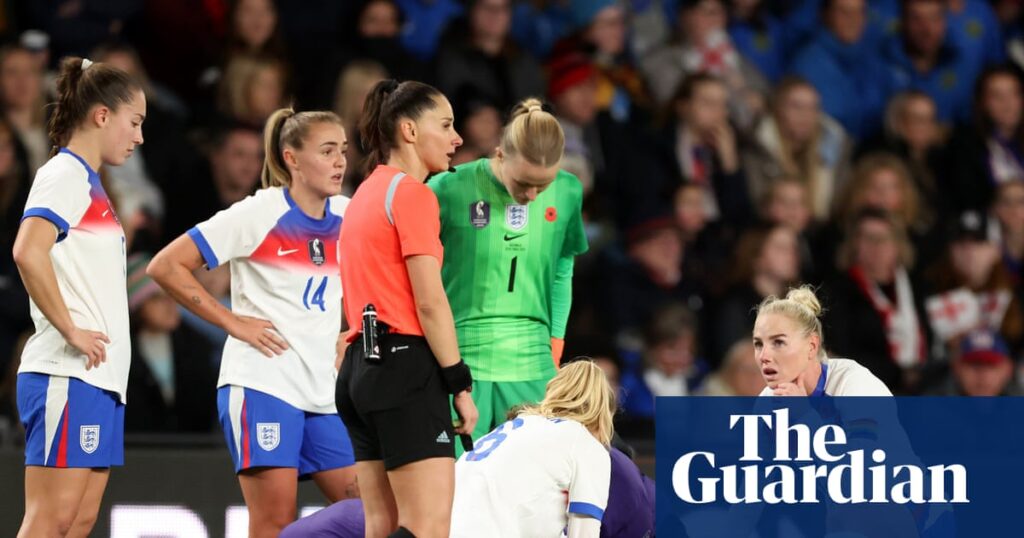 ‘An awful moment’: Sarina Wiegman says Agyemang injury ‘doesn’t look good’ | England women’s football team