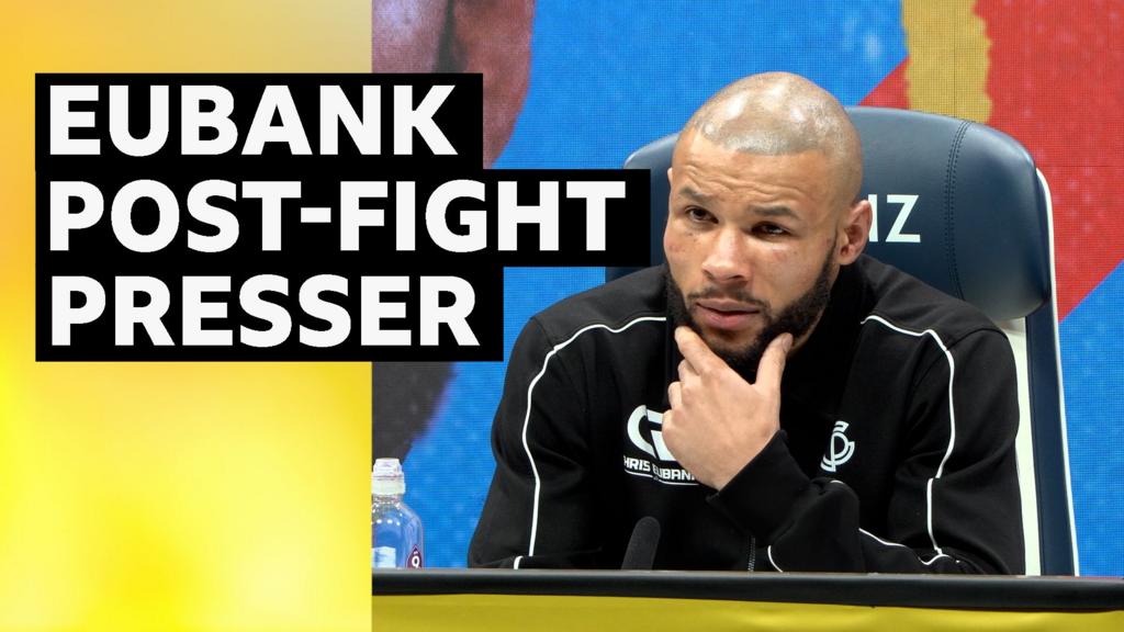 'It wasn't there' – Eubank after loss to Benn Chris Eubank Jr looks dejected at post-fight press conference