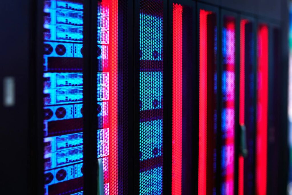 AI data center provider Lambda raises whopping $1.5B after multi-billion Microsoft deal Servers glow in a data center rack.
