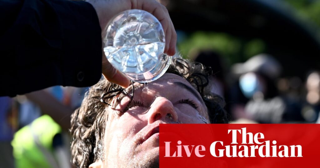 Australia news live: police pepper-spray protesters and make arrests outside Sydney weapons expo; Ryan says Coalition may face oblivion | Australia news