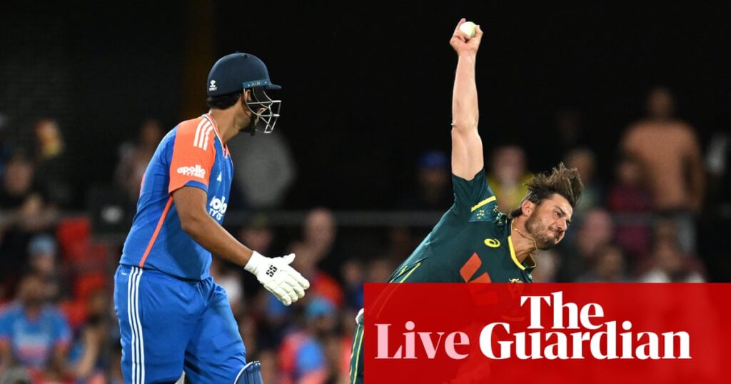 Australia v India: fourth men’s Twenty20 international – live | Australia cricket team