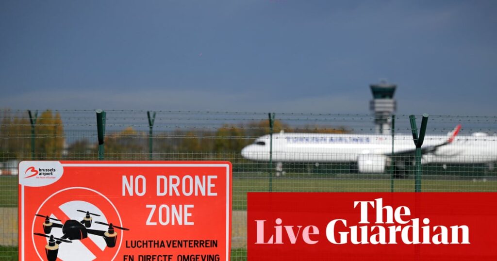 Belgium to strengthen air security centre and consider anti-drone measures in response to airspace disruptions – Europe live | World news