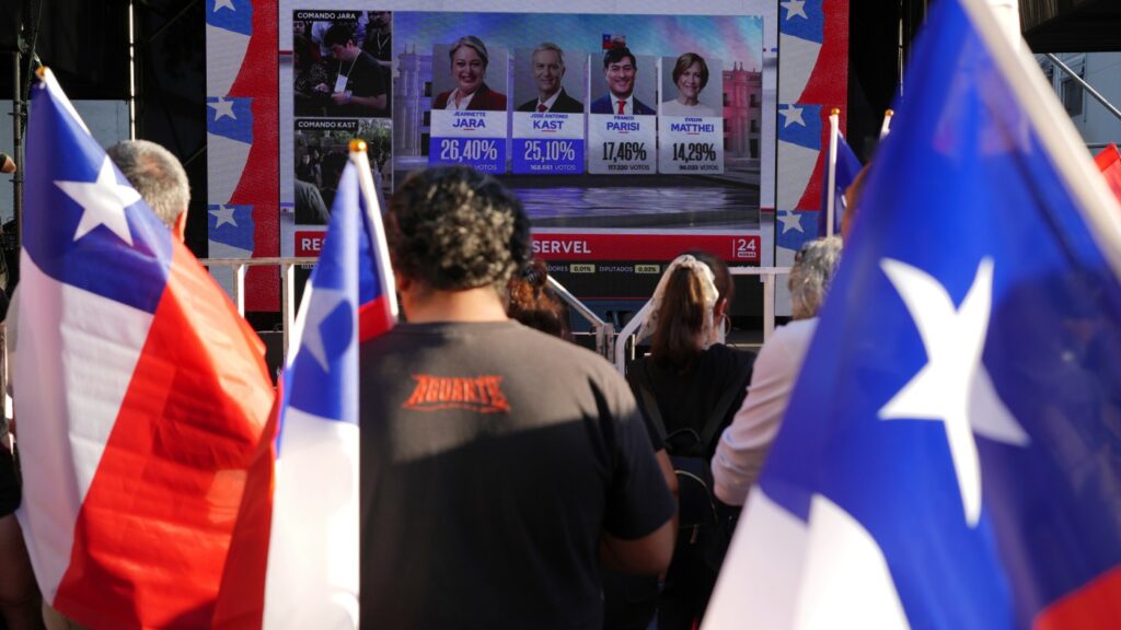 Chile’s presidential race heads to a polarizing runoff : NPR