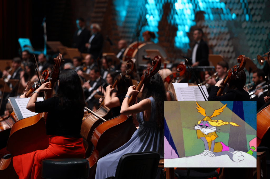 Complex, timeless masterpiece of classical music conjures up only images of cartoon rabbit in drag