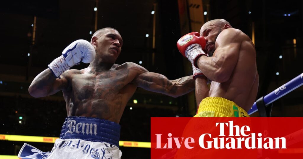 Conor Benn defeats Chris Eubank Jr in middleweight boxing rematch – live reaction | Boxing