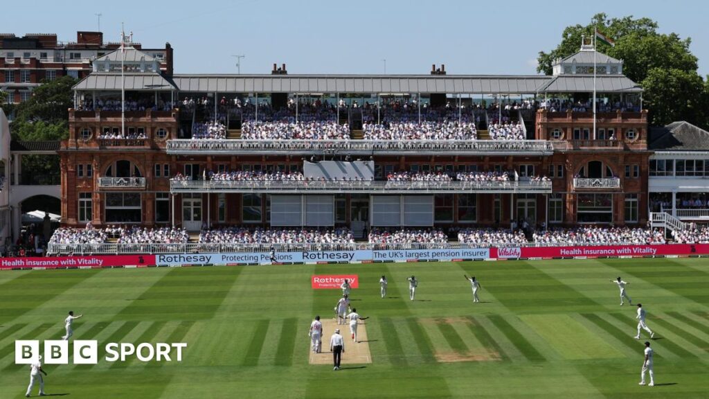 Lord's during England v India Test