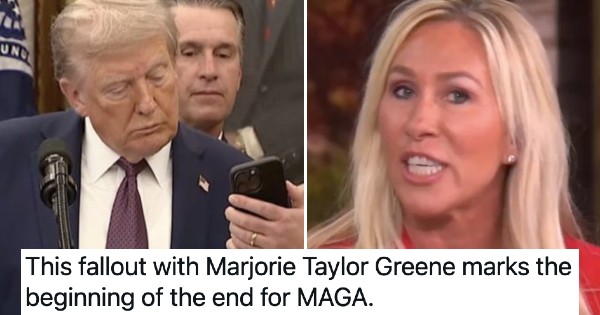 Donald Trump and Marjorie Taylor Greene are breaking up in a very public and very vicious war of words and all any of us can do is watch agog