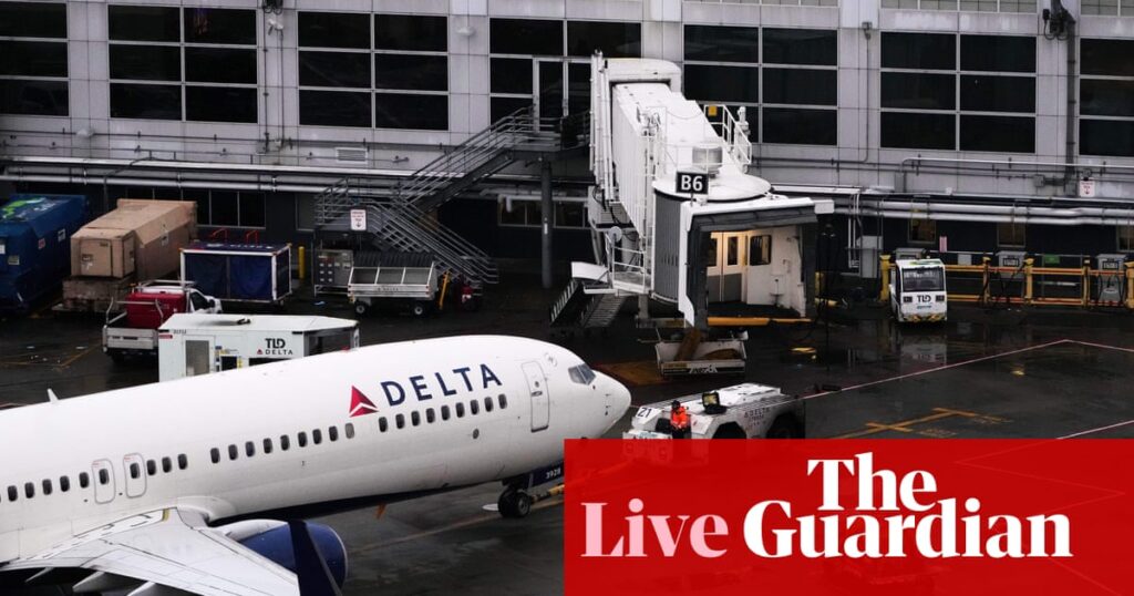 Flight cancellations take effect amid government shutdown – US politics live | US news
