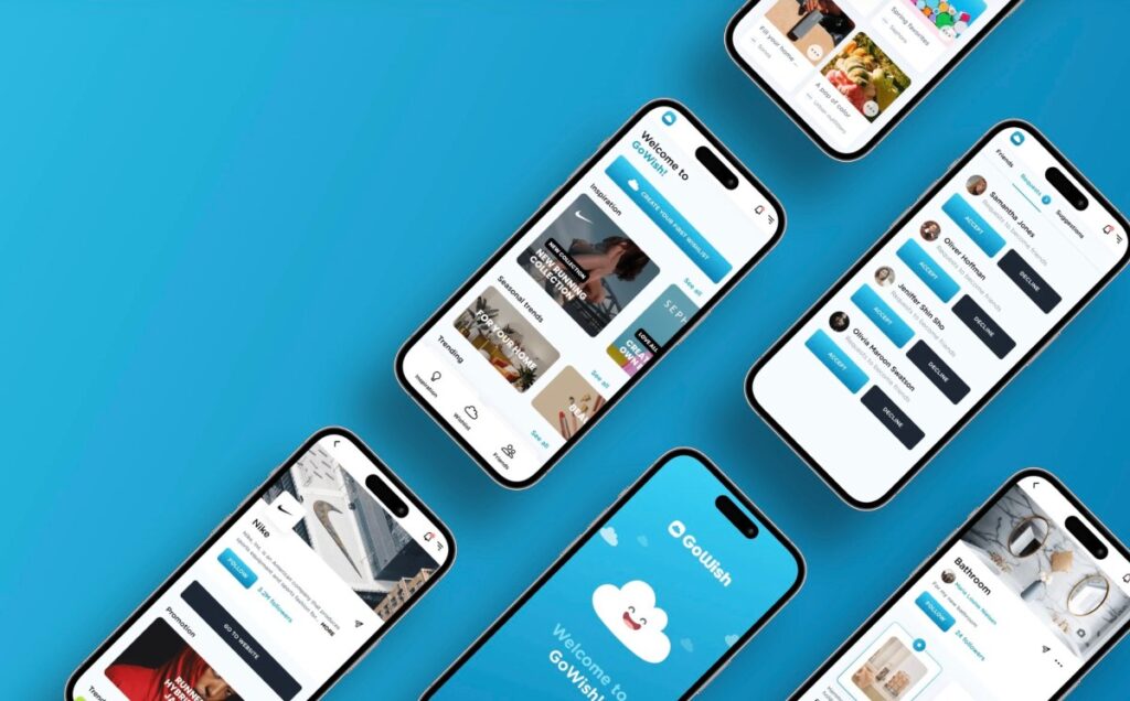 GoWish’s shopping and wish list app is having its biggest year yet array of smartphones