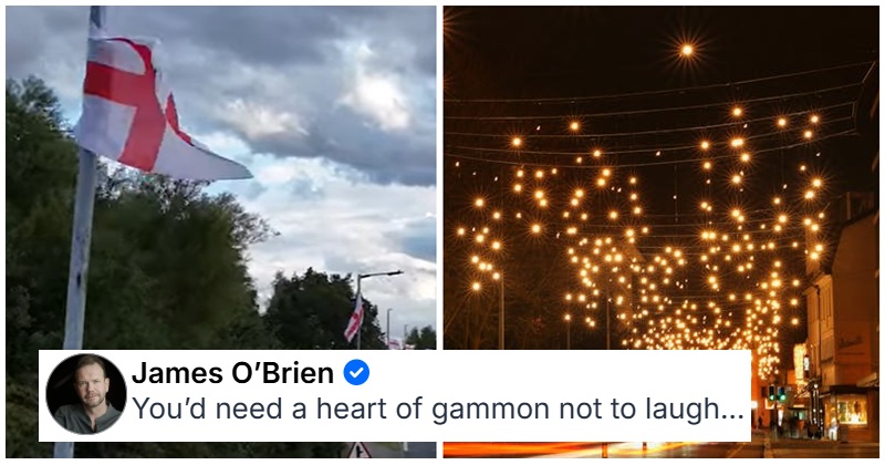 Kent’s Reform-led council has said the Christmas lights can’t go up until all the lamppost flags come down, if you were wondering whether irony is alive and well in the world – 21 top takedowns