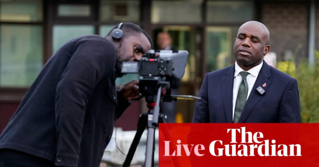 Lammy promises ‘tough new release checks’ as missing prisoner arrested – UK politics live | Politics