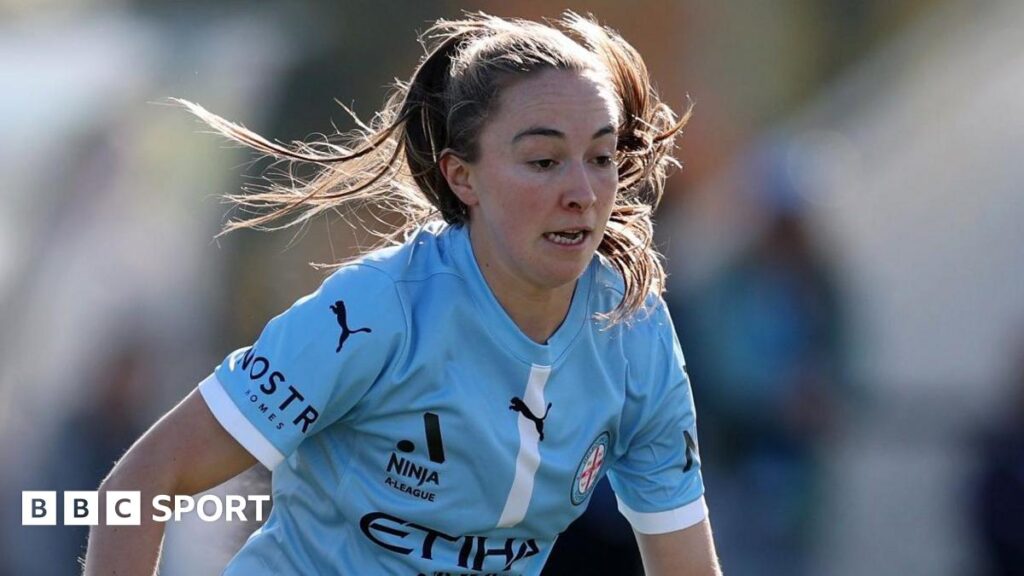 Laura Hughes in action for Melbourne City