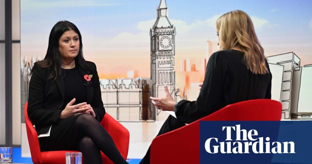 Lisa Nandy says she still has confidence in BBC leaders after Trump speech edit | BBC
