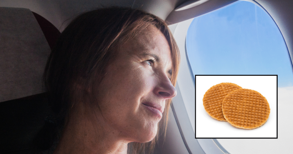 Mom Just Tried Stroopwafel While On A Flight To Newport, RI