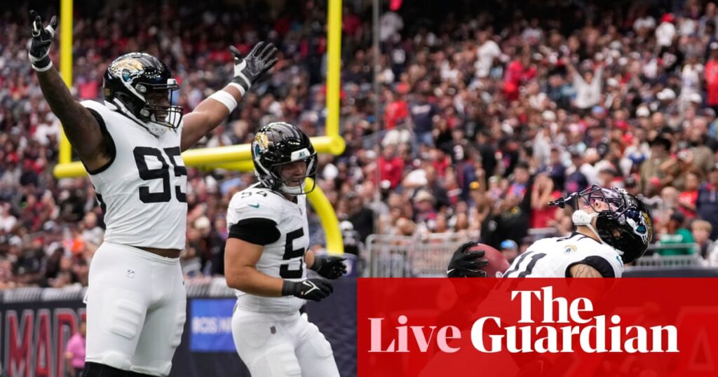 NFL week 10: Bucs v Patriots, Vikings v Ravens, Colts edge Falcons in Berlin and more – live | NFL