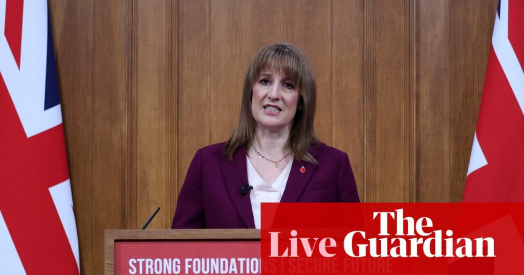 Reeves refuses to say she will stick to manifesto pledge on tax rises and insists she must face world ‘as it is’ – UK politics live | Politics