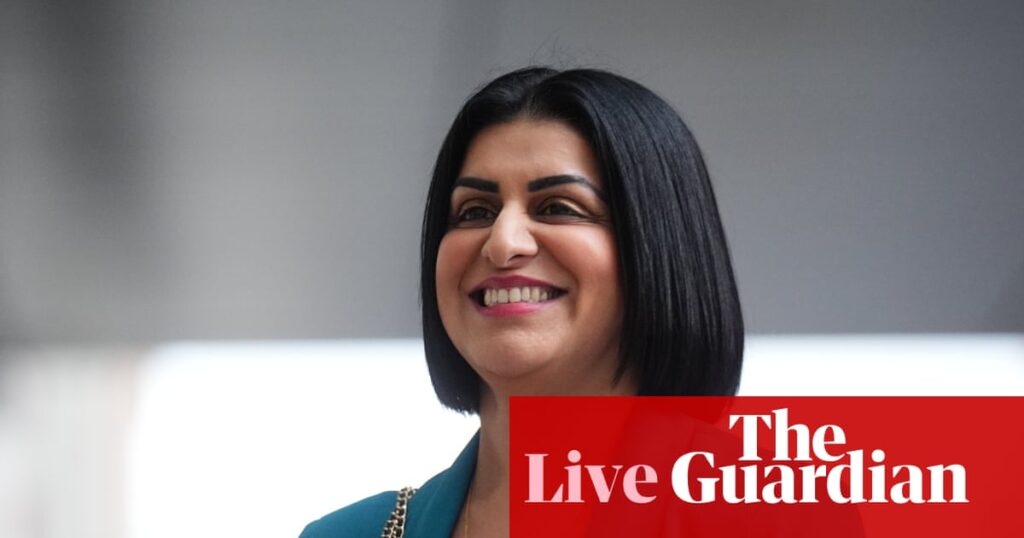 Shabana Mahmood set to make sweeping reforms to asylum system – UK politics live | Immigration and asylum
