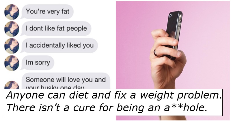 There was only one way to crush this Tinder body-shamer, and it belongs in the NSFW hall of fame
